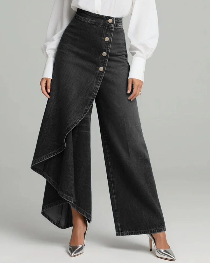 Audrey | Pantalons en Denim Enveloppants
