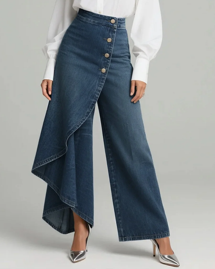 Audrey | Pantalons en Denim Enveloppants