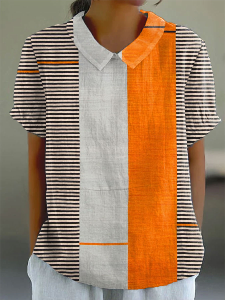 Lena | Chemise Rayée Bloc