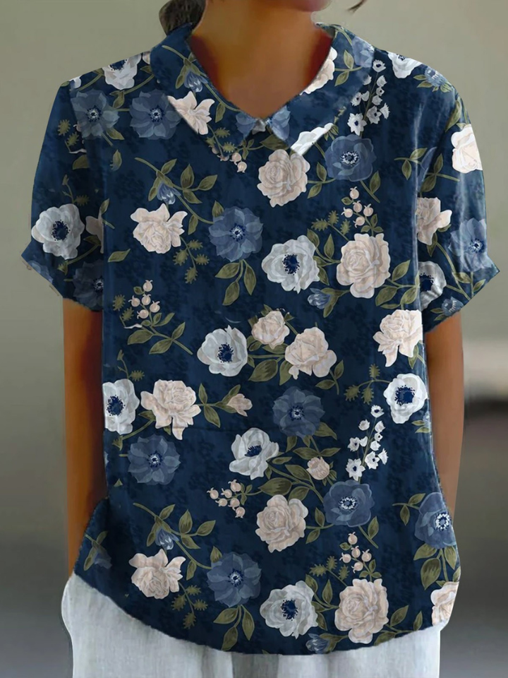 Stellah | Chemise Minuit Fleurie