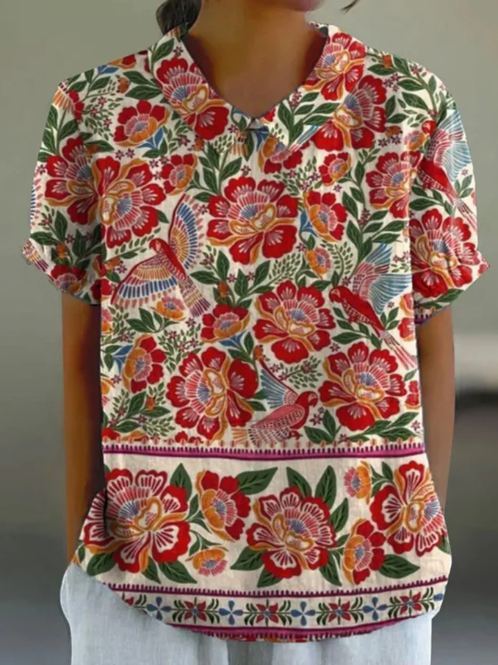 Stella | Chemise Imprimée Fleurie