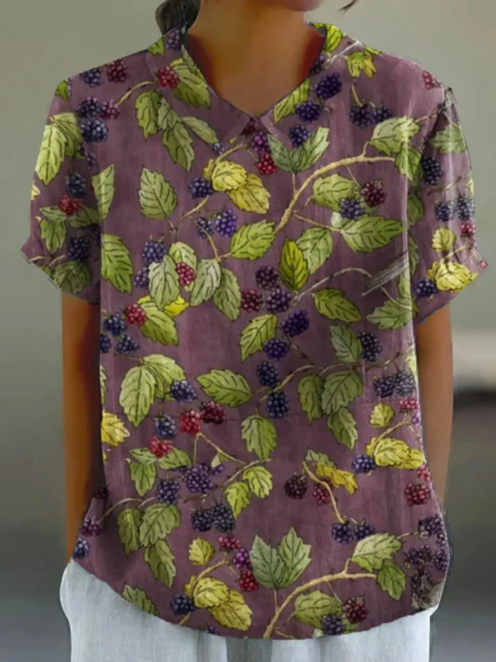 Mila | Chemise Aux Baies & Vignes