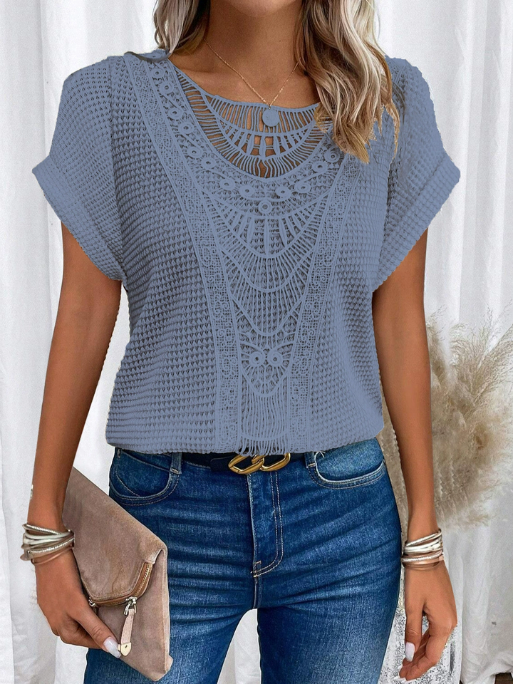 Clara – Top bohème crocheté