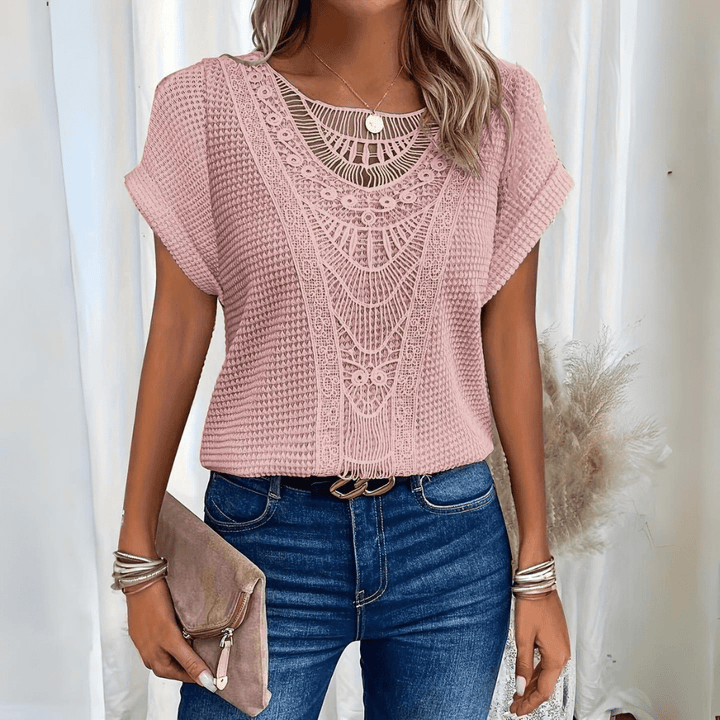Clara – Top bohème crocheté
